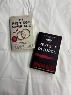 The Perfect Divorce by Jeneva Rose — Black & Red Paperback